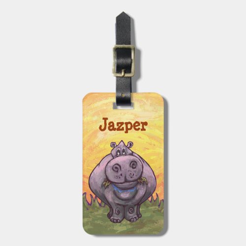 Hippopotamus Gifts  Accessories Luggage Tag