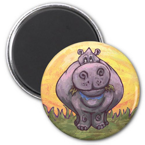 Hippopotamus Gifts  Accessories Magnet