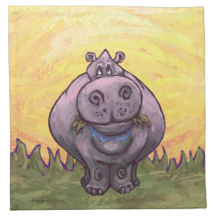 Hippopotamus Gifts & Accessories Napkin
