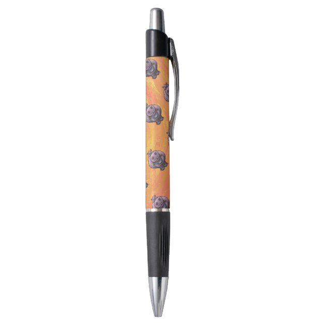 Hippopotamus Gifts & Accessories Pen (Bottom (Vertical))