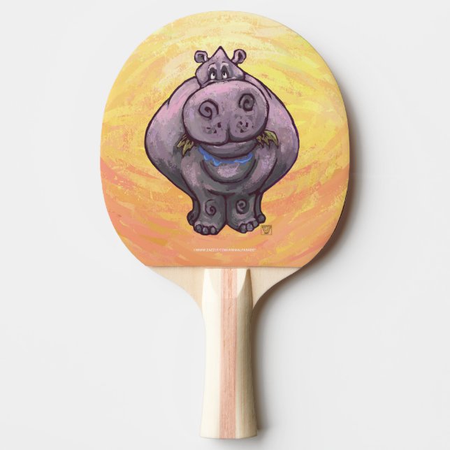 Hippopotamus Gifts & Accessories Ping Pong Paddle (Front)