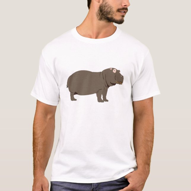 Hippopotamus Hippo T-Shirt (Front)