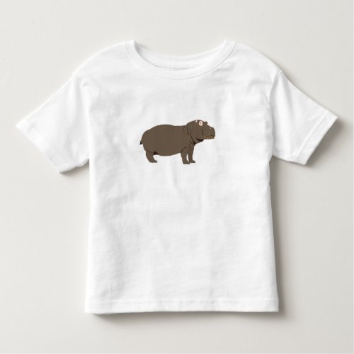 Hippopotamus Hippo  Toddler T_shirt