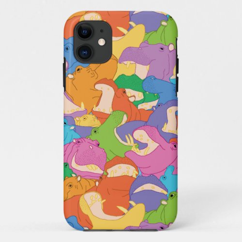 Hippopotamus iPhone Shell iPhone 11 Case