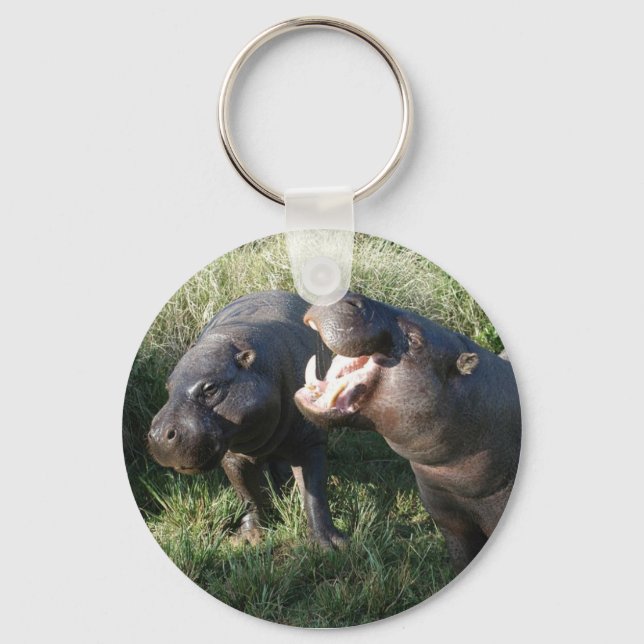Hippopotamus Keychain (Front)