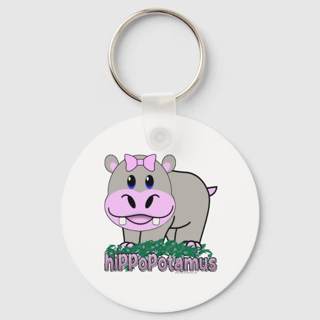 Hippopotamus Keychain (Front)