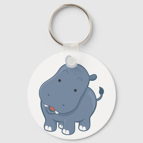 Hippopotamus Keychain