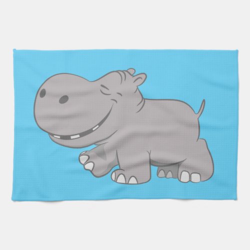 Hippopotamus Kitchen Towel