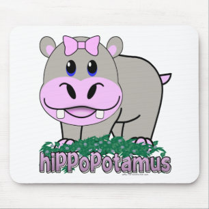 Hippopotamus Mouse Pad