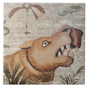 Hippopotamus, Nile mosaic, House of the Faun Tile