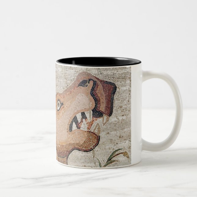 Hippopotamus, Nile mosaic, House of the Faun Two-Tone Coffee Mug (Right)