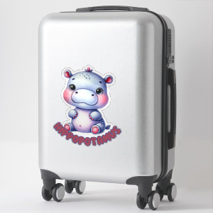 HIPPOPOTAMUS - NURSERY STICKER