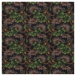 Hippopotamus Photo African Wildlife Abstract Art Fabric