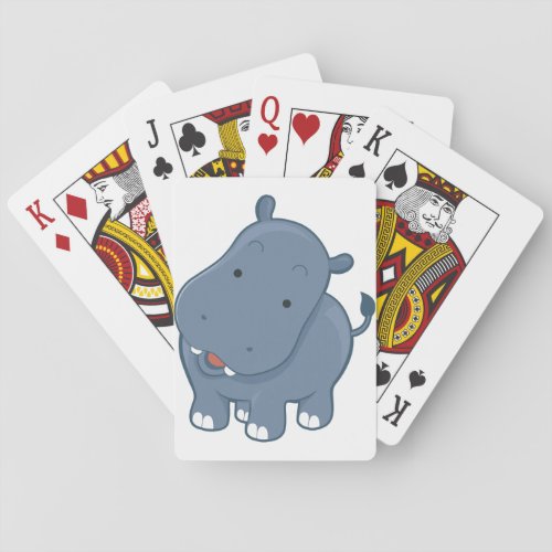 Hippopotamus Poker Cards