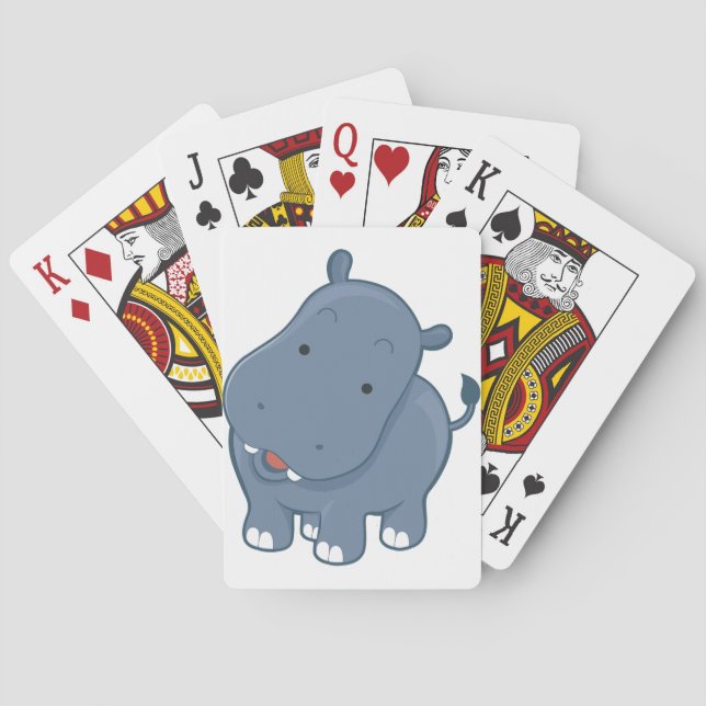 Hippopotamus Poker Cards (Back)