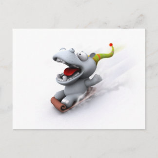 Hippopotamus Postcard