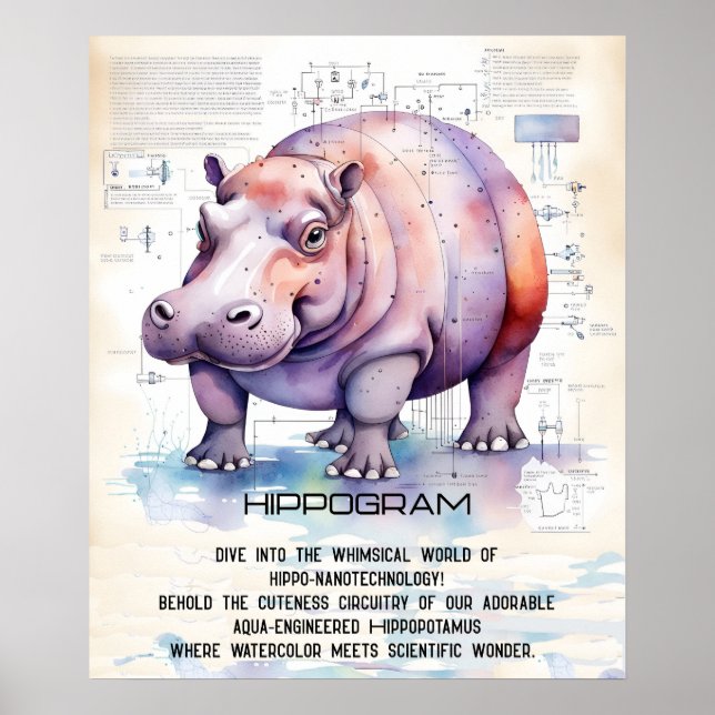 Hippopotamus Poster (Front)