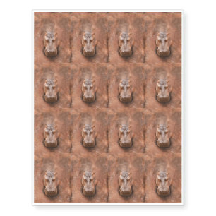 Hippopotamus Sunglasses Love Hippos Fiona Baby Temporary Tattoos