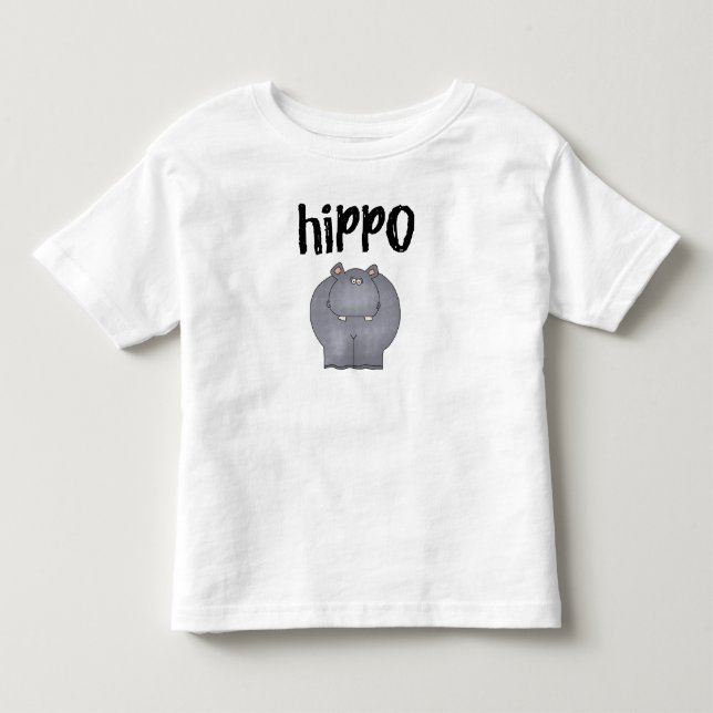 Hippopotamus Toddler T-shirt (Front)