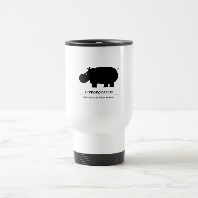 Hippopotamus Travel Mug (Center)