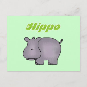 Hippopotamus Tshirts and Gifts Postcard