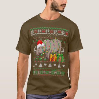 Hippopotamus Ugly Christmas Pajama Merry Xmas Hipp T-Shirt
