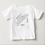 HIPPOPOTENUSE T-shirt by Sandra Boynton<br><div class="desc">A geometrical model of a right triangle,  showing the Opposite,  Adjacent,  and…wait. WHAT?</div>