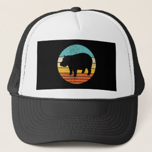 Hippopotomes Retro Sun Trucker Hat