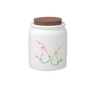 Hippos Candy Jar