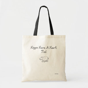 Hippo's Have A Heart, Too Tote