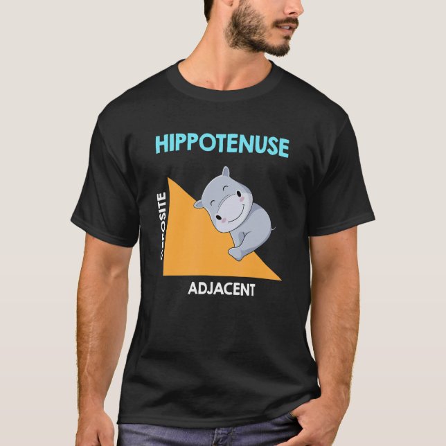 Hippotenuse Algebra Calculus math T-Shirt (Front)
