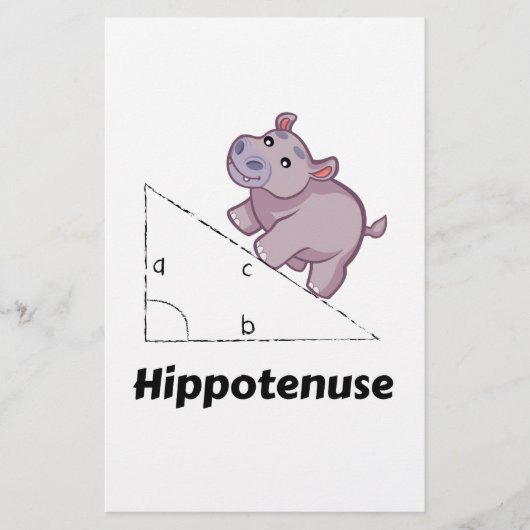 Hippotenuse Funny Math (Front)
