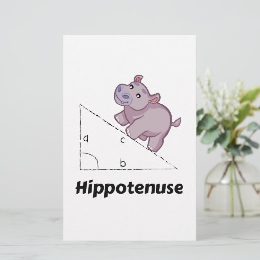 Hippotenuse Funny Math (Standing Front)