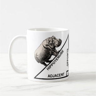 Hippotenuse Hypotenuse Funny Math Geometry Mug