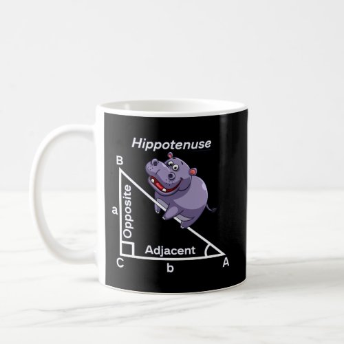 Hippotenuse Hypotenuse Math Problem Hippos Coffee Mug