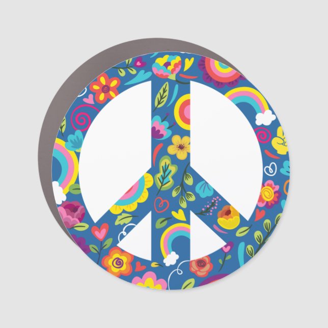 Hippy 60s Boho Peace Sign (Front)