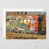 HIPPY BIRTHDAY CARD (Front/Back)