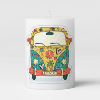 Hippy Bus Candle