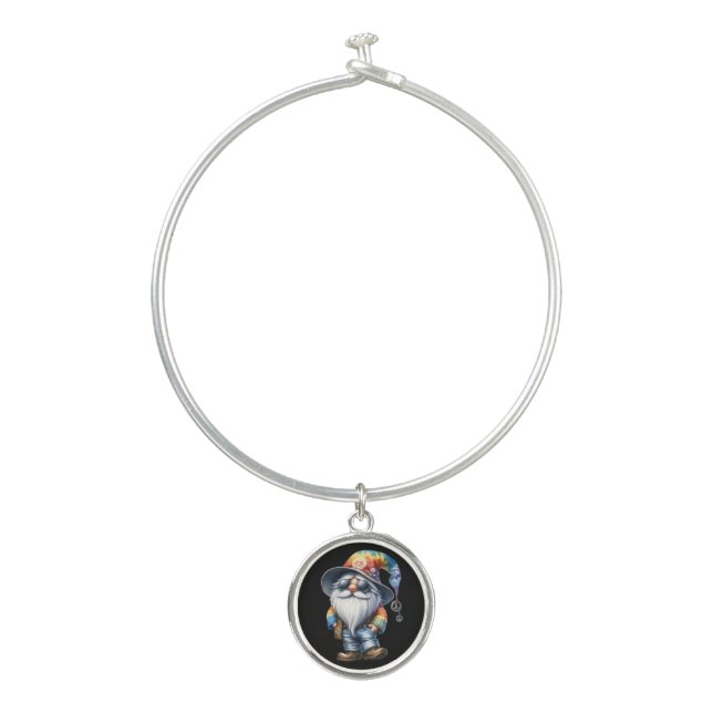 Hippy Gnome Bangle Bracelet (Front)