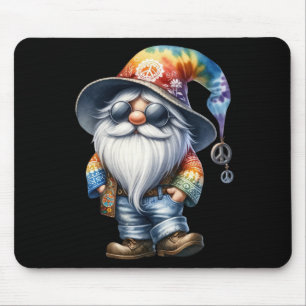 Hippy Gnome Mouse Pad