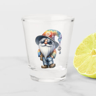 Hippy Gnome Shot Glass