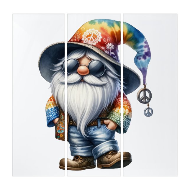 Hippy Gnome Triptych (Front)