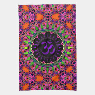 Hippy Goa Pink 'adelic Purple OM Cloth Banner