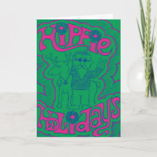 Hippy Holidays Holiday Card