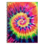 Hippy Peace Retro 60s Tie Dye Notebook
