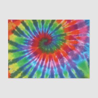 Hippy Peace Retro 60s Tie Dye Tissue Paper