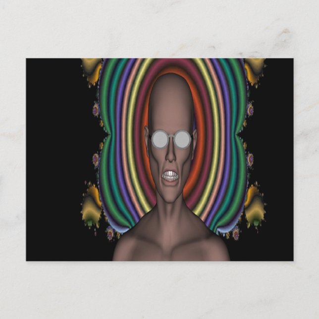 Hippy Punk Postcard (Front)