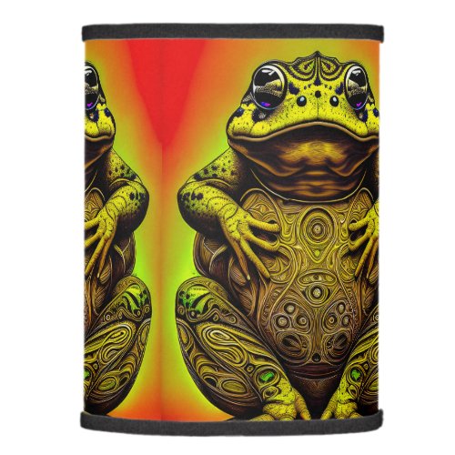 Hippy Trippy Psychedelic Toad Zen Lamp Shade