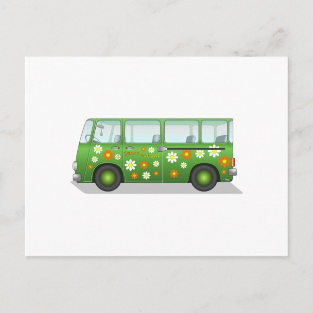 Hippy Van Postcard (Front)
