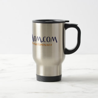 HippyMom Silver Travel Mug